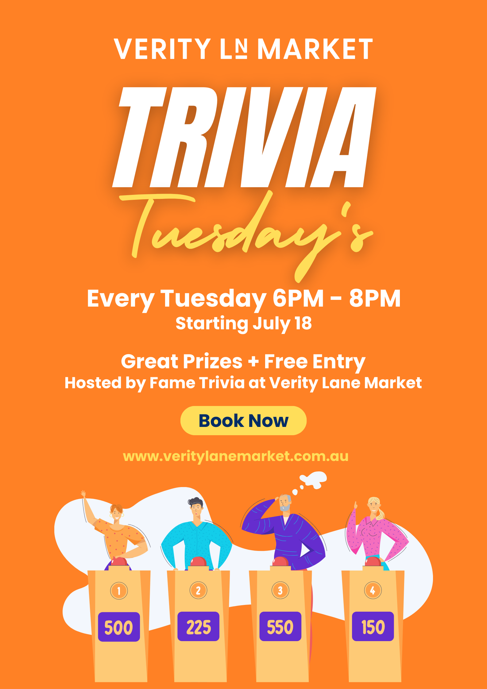 Trivia Tuesday s Verity Lane Market